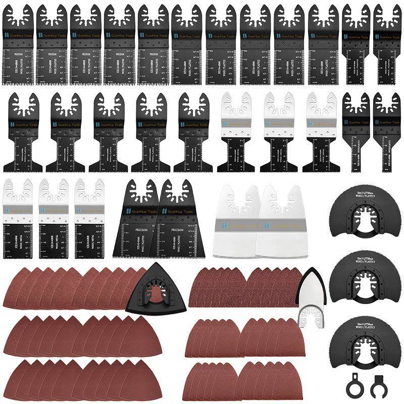 96pc混合万用宝锯片套装万用宝摆动锯片工具附件
