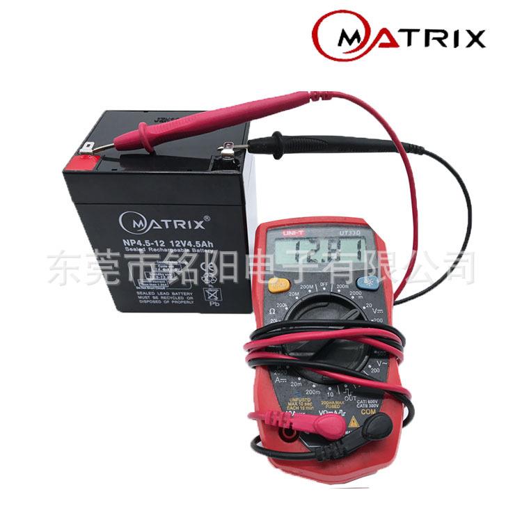 MatrixNP4.0-12矩阵蓄电池12v4ah蓄电池12v电瓶电子秤电池