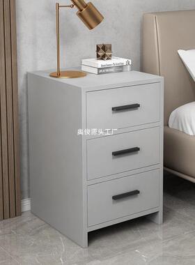 床头出租屋现代约经济型储物收柜纳柜卧室迷小HSF简户型板你式床