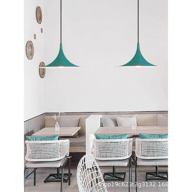 头中山灯灯具喇叭单头双头三吊灯新款室飞碟意式极简餐厅卧创429,家装灯饰光源,智能吊灯,淘宝优惠券,粉丝福利购,淘宝优惠卷