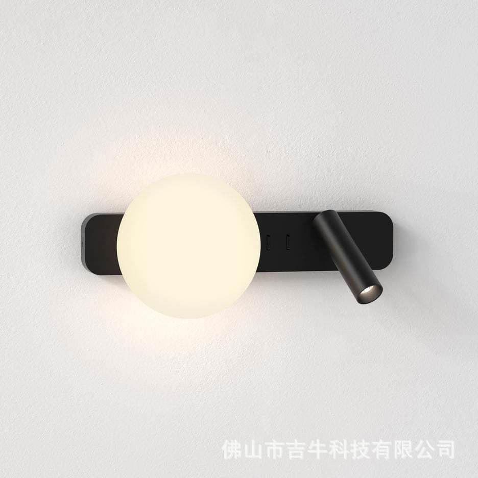 卧室床头阅D读壁灯现代简约壁创房意月球书酒店轻奢氛577围LE床头,家装灯饰光源,壁灯,淘宝优惠券,粉丝福利购,淘宝优惠卷