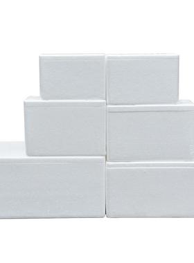 邮冷政泡沫箱3.箱4.5LXM.67.8号生鲜保温箱藏快递包.装加厚