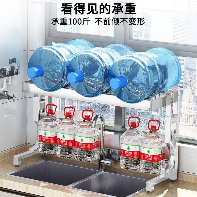 太空铝架水槽置物架M009C不滤锈钢水沥水架碗家洗用碗池厨房收纳