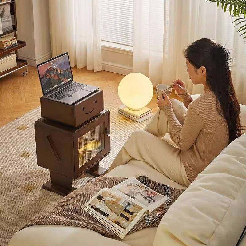 实木床头柜卧室储物收柜边人置物纳柜客厅边柜创意床可爱机器柜子,玩具/童车/益智/积木/模型,其它,淘宝优惠券,粉丝福利购,淘宝优惠卷