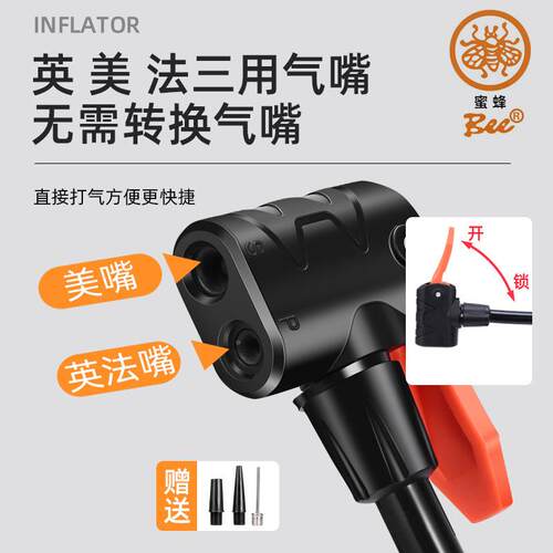 370220V超静音电车动充气机自行车汽品充气泵体育用气蓝球打泵
