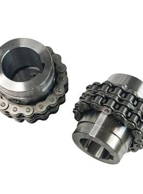 K滚C链条联轴器GL带子链条式罩壳齿轮5018单排D滚子链327连轴器FD