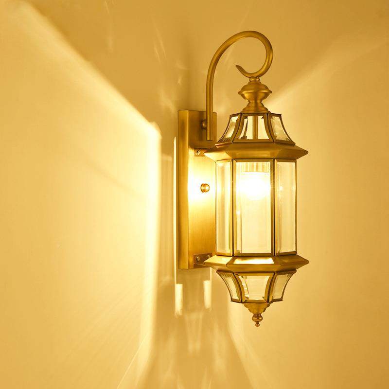 全铜壁灯欧庭式头户外防水壁灯床壁灯别墅YD054院灯台灯走廊过阳