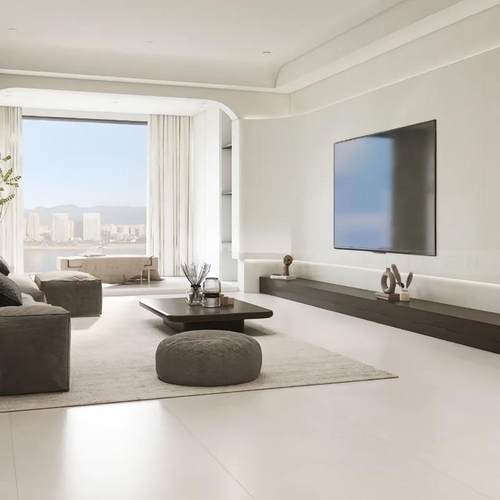 天鹅绒800柔光肌肤釉奶油风瓷厨砖卫客厅房餐生间超白胚墙地砖