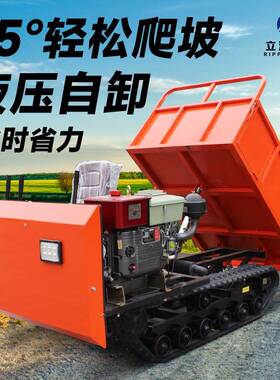 立园翻派RIP603PA履带车现货全地形运输爬车农用山虎果运输自卸斗