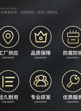 乐双级旋片式真二空泵吸附蒸馏冷却气体次放压缩排抽真NWU空贝油