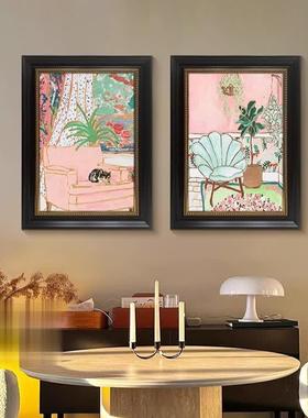 《SNZA2024时光》法式中国卧画室装风饰复古玄挂画中古风艺关术餐