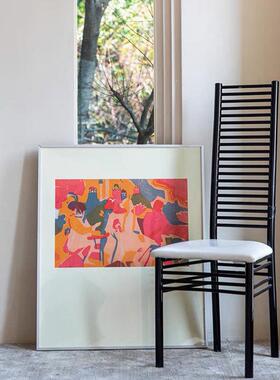 《乐园》约法式风简象艺术客厅装饰画餐厅挂画游玄关20221007走廊