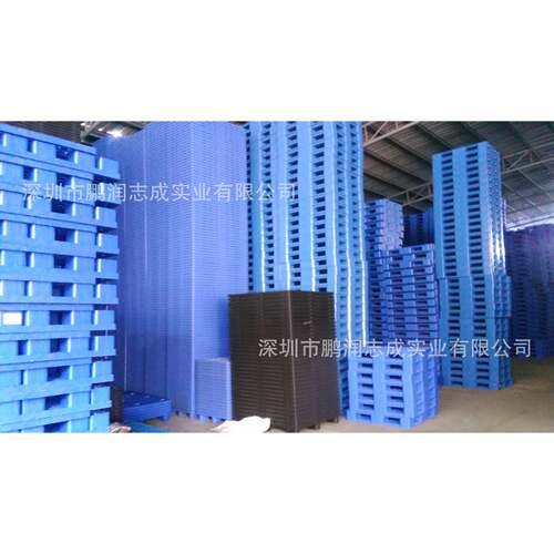 塑胶胶黑色卡板板、再生料卡黑色、塑ELA字料田网格黑色叉车托盘