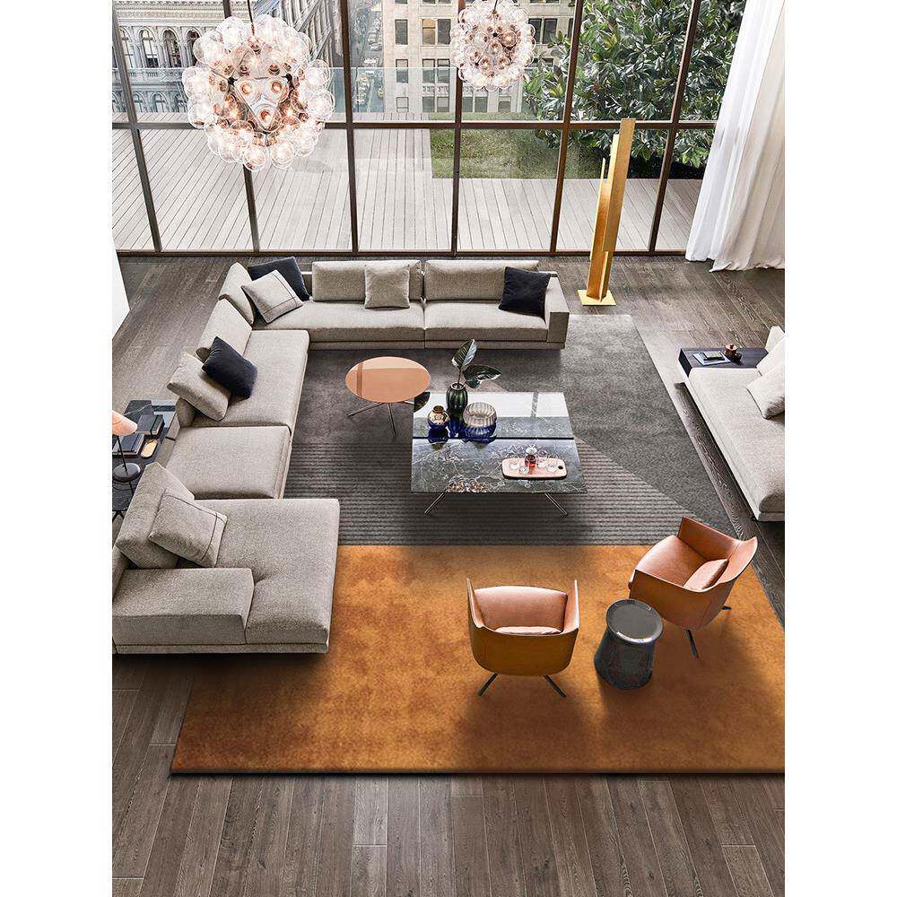 S58约几8客厅F76J9MTM毯茶几毯现代简轻奢感何图案卧室床边床前地