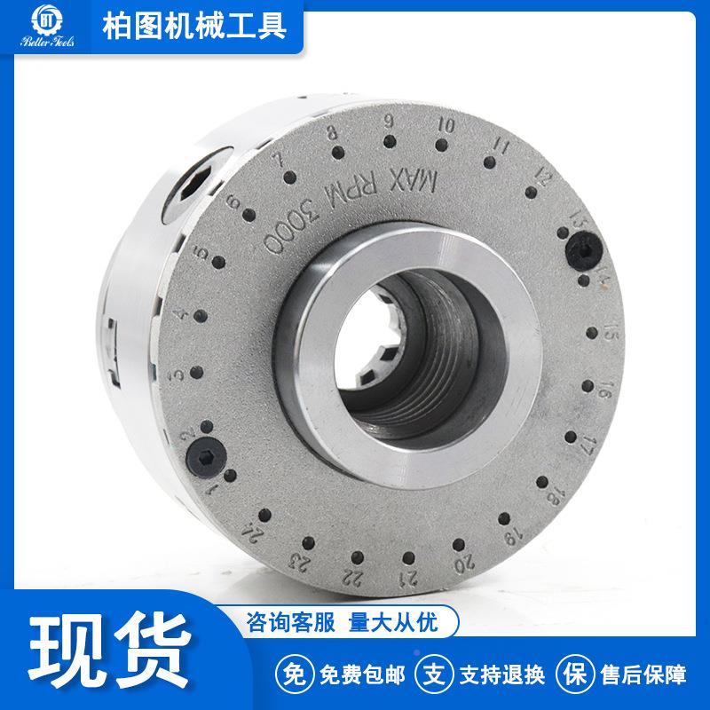 寸圆木工卡盘4爪JBQ自定K心卡盘P96-B型木工车削卡盘弧M4螺纹