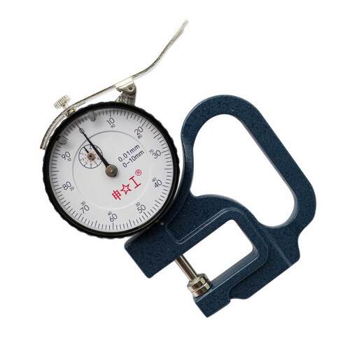 厂家直销表盘测厚规针厚度指表薄膜测高厚仪0-10mm度0.0-10MM大精