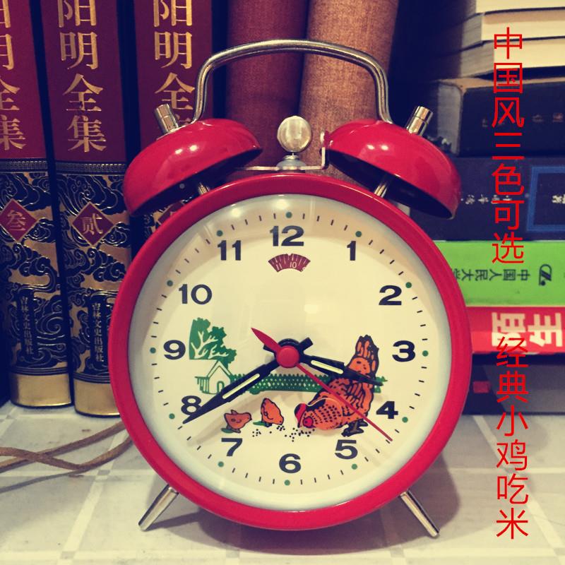 WBZ7风小鸡家啄米经典复古旧卧室音量学F76S9TS8生用发条打大铃机