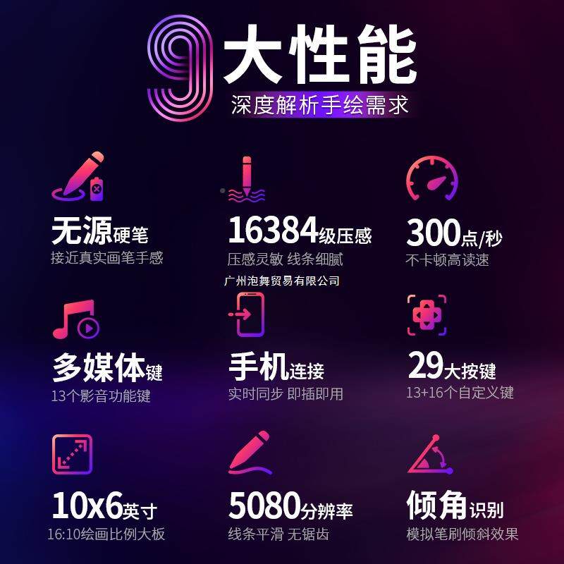 高漫M7数位板可连手机手绘写M7板电脑绘画板网课手板电写子绘图字