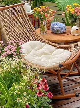 新成款阳台摇椅室内躺椅休闲懒椅子人摇摇椅USZ户外藤椅人人午休老椅