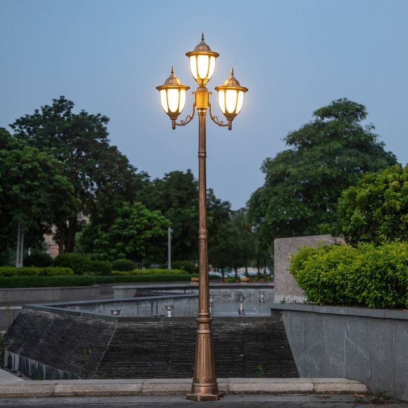 户外草坪灯LED高杆灯小区景观灯花园照明灯欧式别墅3米庭院路灯