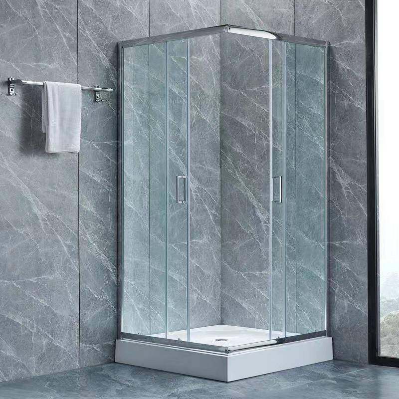 弧RWU底扇型酒玻店民宿淋浴房座璃浴钢一体化模压淋底座