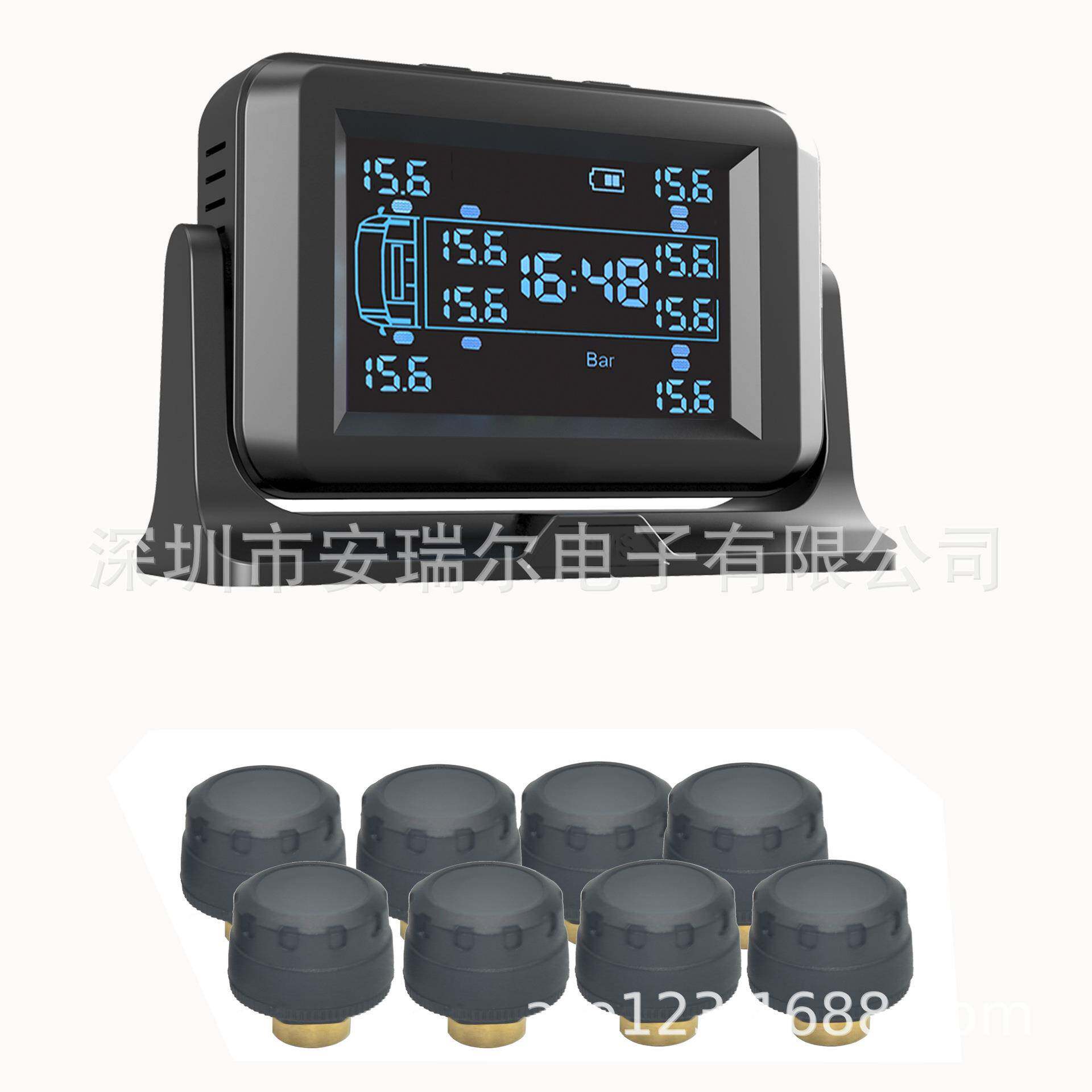 货大车重902阳卡无线胎压监测器太压能胎压监测系统TPMS胎监测器