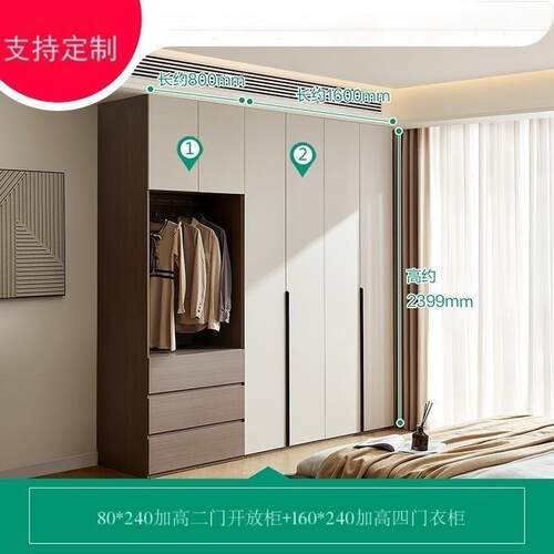 206年OGD新款I型组合衣柜卧室家2用容储物大衣量橱