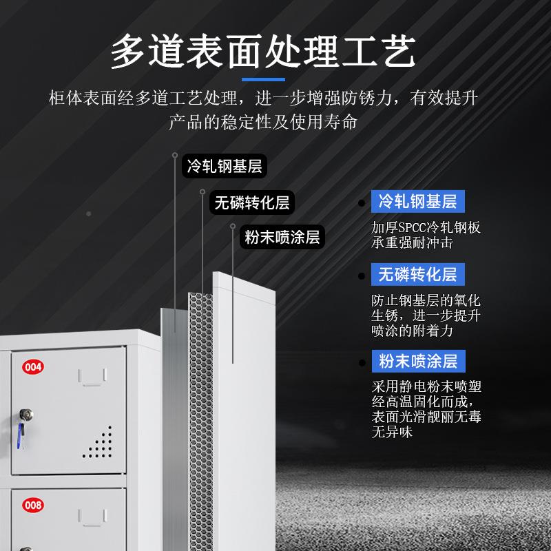 员工手存放柜透柜明亚存克力寄柜信号机19屏蔽充电带锁收纳存储柜