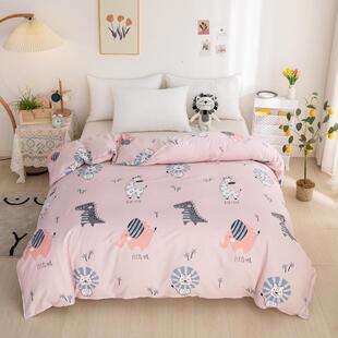 家纯厂棉单件被套40支支加密全棉斜732纹印花款生宿舍学单双高人