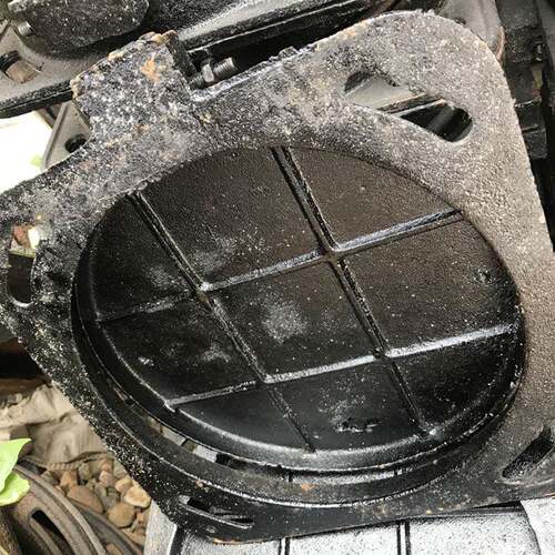 B400球墨铸/铁圆井盖家用3池00400化粪防臭排排水口污密封井盖