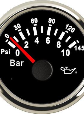 SPMP2J系列DN52mm柴油机指针式油压表0-b10ar船用工程机械车房车