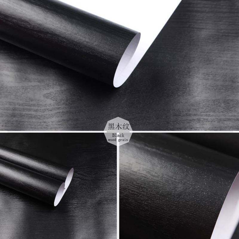 加厚防木纹贴纸自粘家具波音软片PVC墙纸防水装饰膜厂家直销