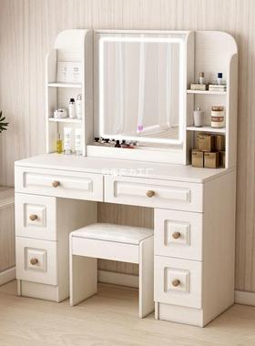 梳妆台代卧现简梳妆台镜子化妆桌小约户型梳妆台YRL收纳室盒迷你