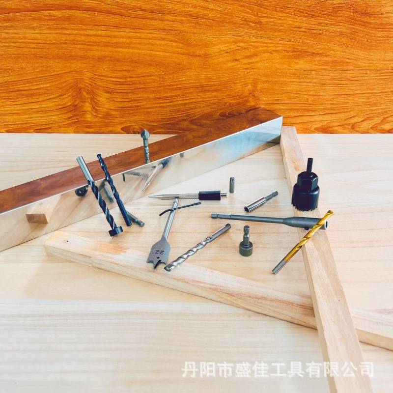 厂家跨境家用246件套钻头组套开孔器麻花钻批头水泥钻木工扁钻组