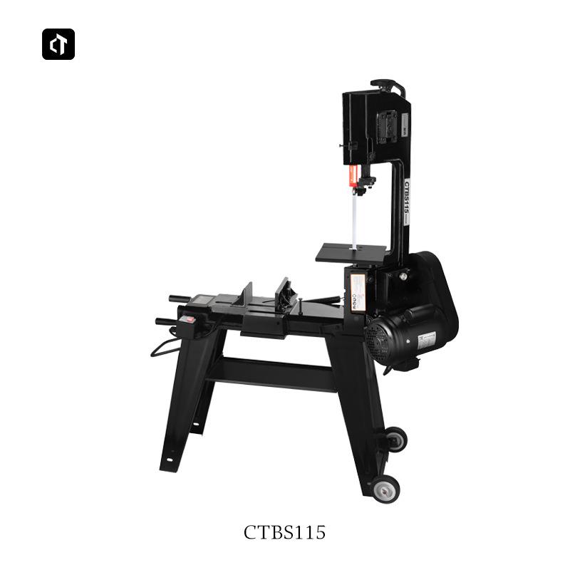 新品锯床带锯机小型CTBS115家用木工台式不锈钢金属切割工具