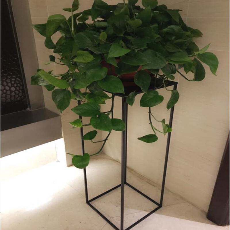 现代简约落地式花架客厅室内创意装饰花盆架阳台简约线条植物花架
