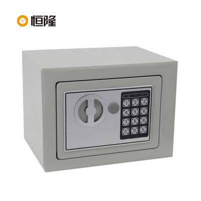 宁波恒隆厂家家用钱柜电子保险箱墙壁保险柜safe小型全钢型保险箱