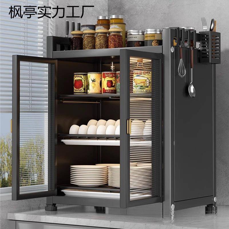 多功能台面餐具沥水架防尘碗碟盘筷碗柜厨房置物架多层家用收纳盒