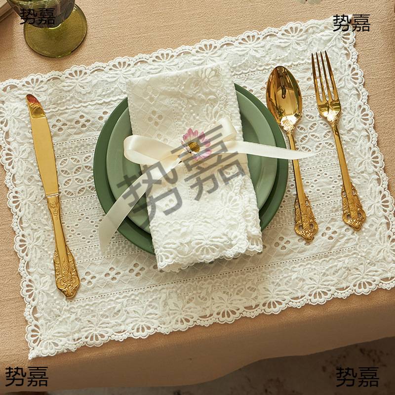 欧式棉麻餐巾餐垫法式小桌布田园风西餐布垫烘焙美食拍摄餐巾