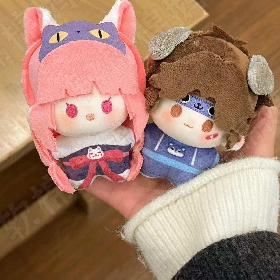 王者同人周边CP大乔孙策棉花娃娃