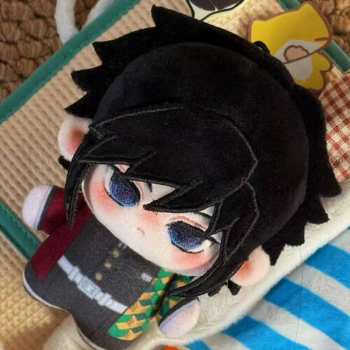 鬼灭之刃周边富冈义勇属性10cm棉花娃娃可爱毛绒玩偶公仔礼物挂件