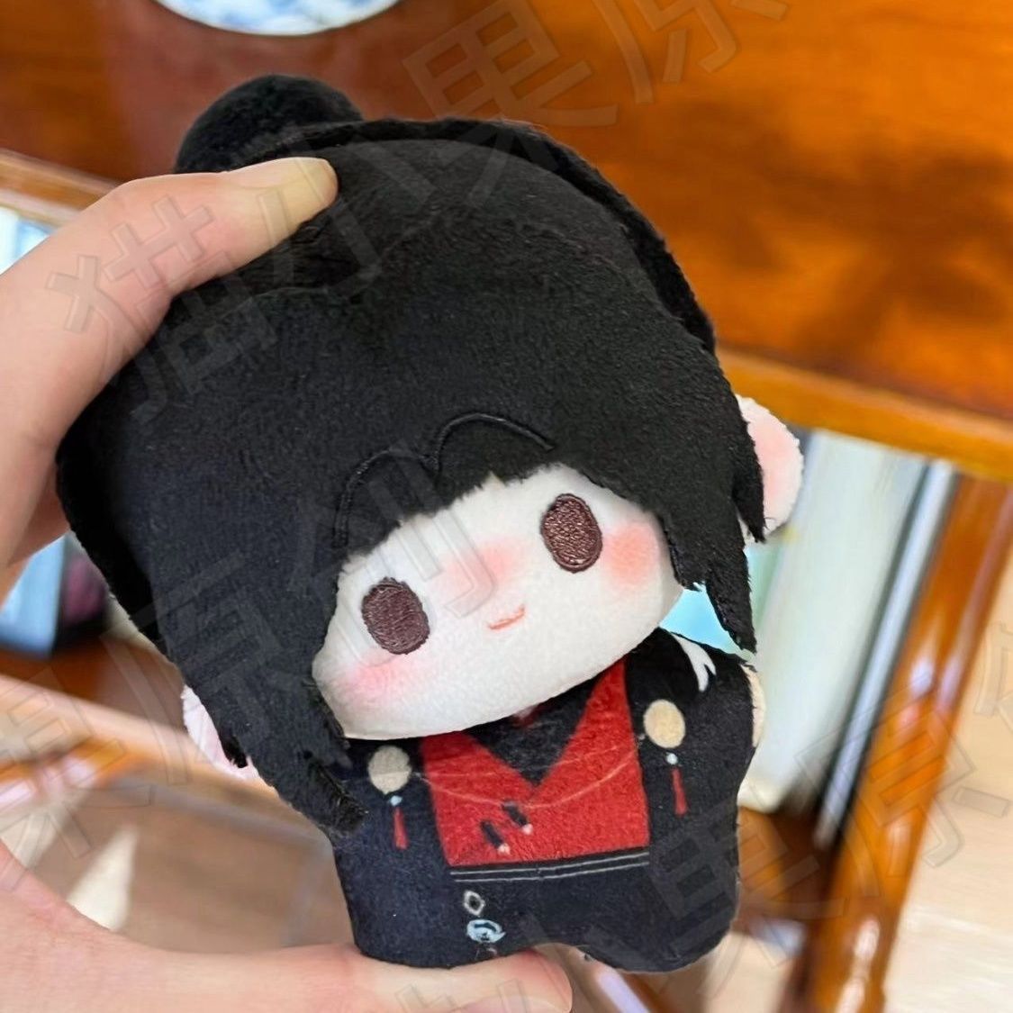 谢回属性10cm印花棉花娃娃礼物