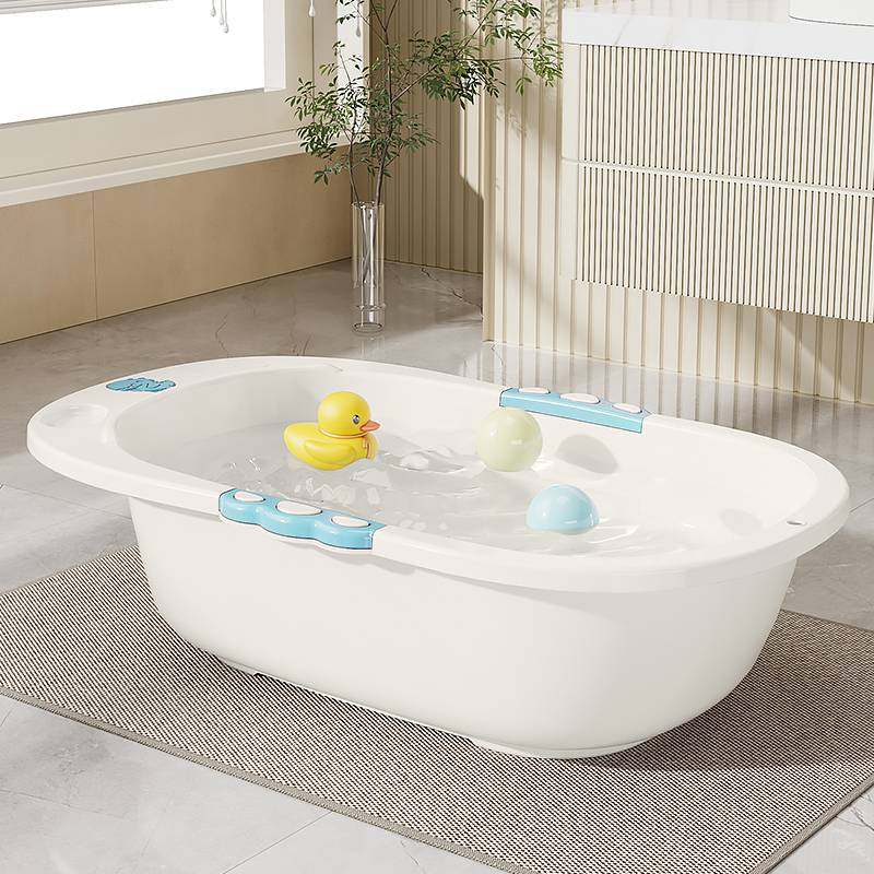 婴儿洗澡盆大号浴盆浴桶坐躺小孩家用宝宝不可折叠新生幼儿童用