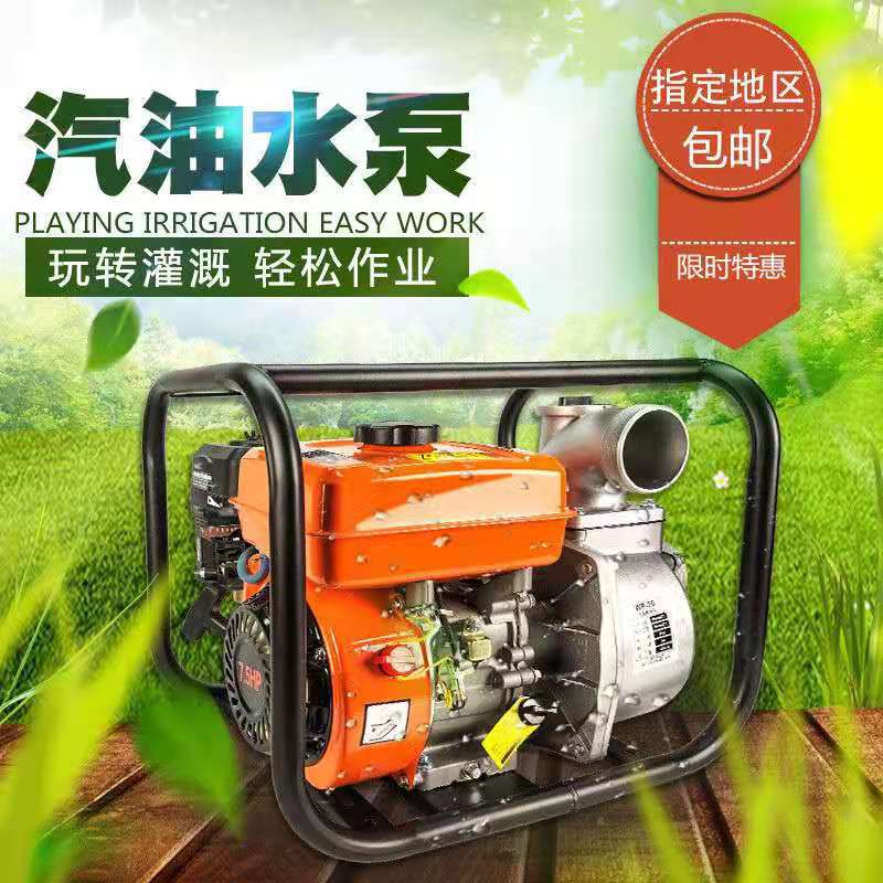 山东工厂现货框架手抬式抽水机小型汽油水泵多用途排污泵化工泵