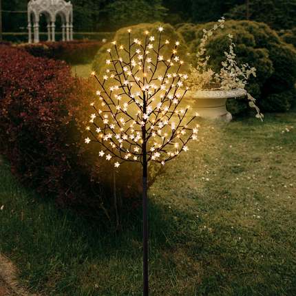 亚马逊爆款树灯节日灯别墅花园庭院圣诞彩灯led灯串厂家直销