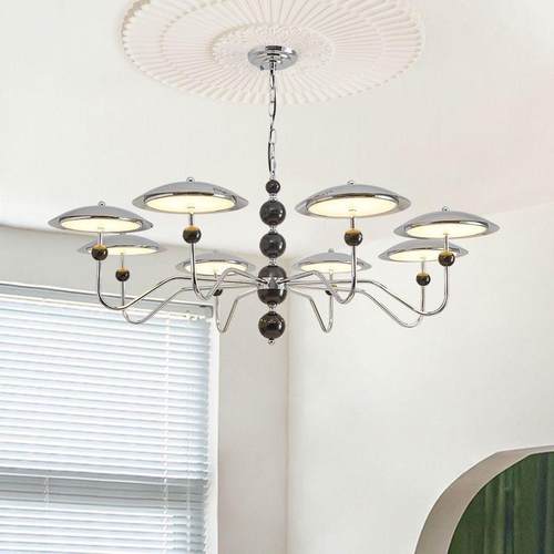 设计感法式复古中古风星轨飞碟现代简约灯具餐厅卧室主灯客厅吊灯