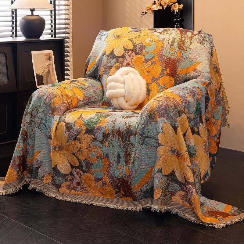 复古美式单人沙发盖布全包沙发巾感四季通用单人位沙发垫套罩,居家布艺,沙发套,淘宝优惠券,粉丝福利购,淘宝优惠卷