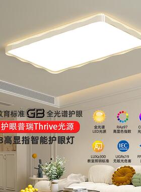 2025年新款普瑞全光谱客厅灯现代简约大气智能套餐组合中山灯具