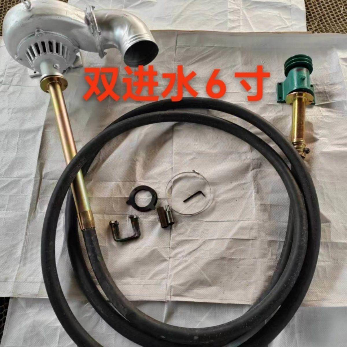 新款软轴水泵灌溉全套柴油机农用浇地污水泵抽水潜水泵农田垒德株