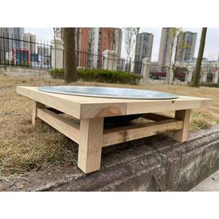 烤网烤架实木炭火盆户外烧烤烤肉架子家用取暖器烤火盆炭烤垒德株